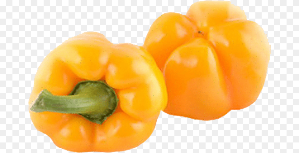 Yellow Capsicum Yellow Pepper, Bell Pepper, Food, Plant, Produce Free Transparent Png