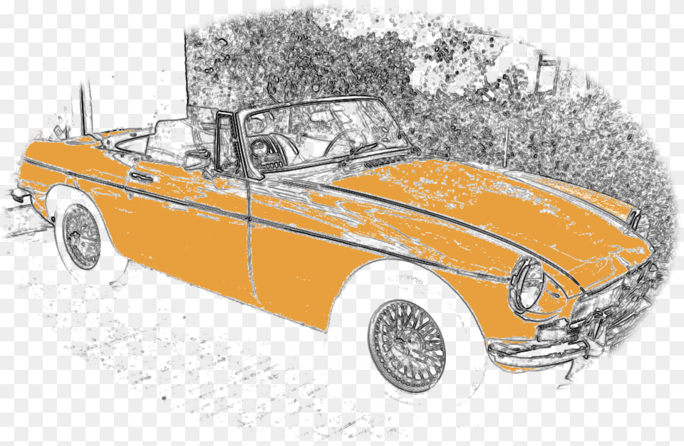 Yellow Car Brewing, Vehicle, Transportation, Convertible, Wheel Png