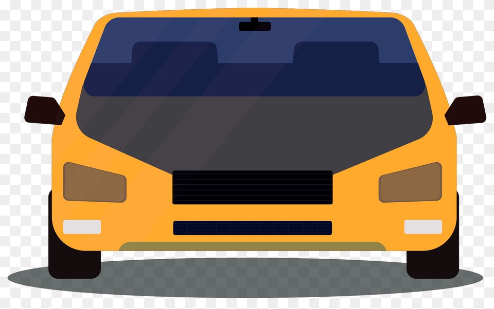 Yellow Car Clipart, Transportation, Vehicle, Moving Van, Van Free Transparent Png
