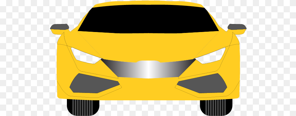 Yellow Car Vector Car Vectror, Vehicle, Transportation, Sports Car, Coupe Free Png Download