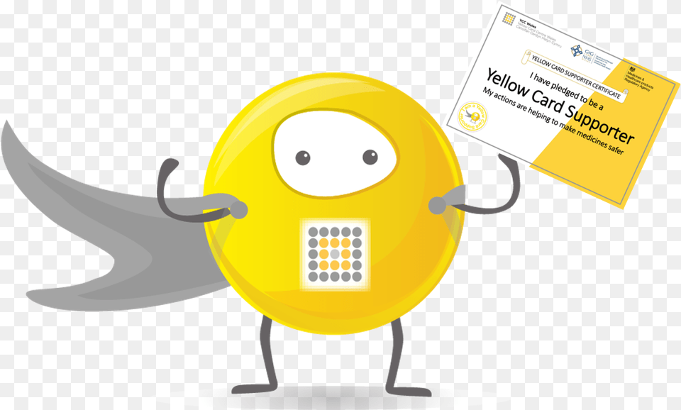 Yellow Card Supporter Pledge Happy, Text, Business Card, Paper, Electronics Free Transparent Png