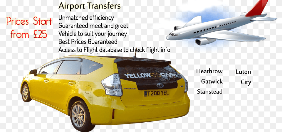 Yellow Cars London, Wheel, Vehicle, Transportation, Machine Free Transparent Png