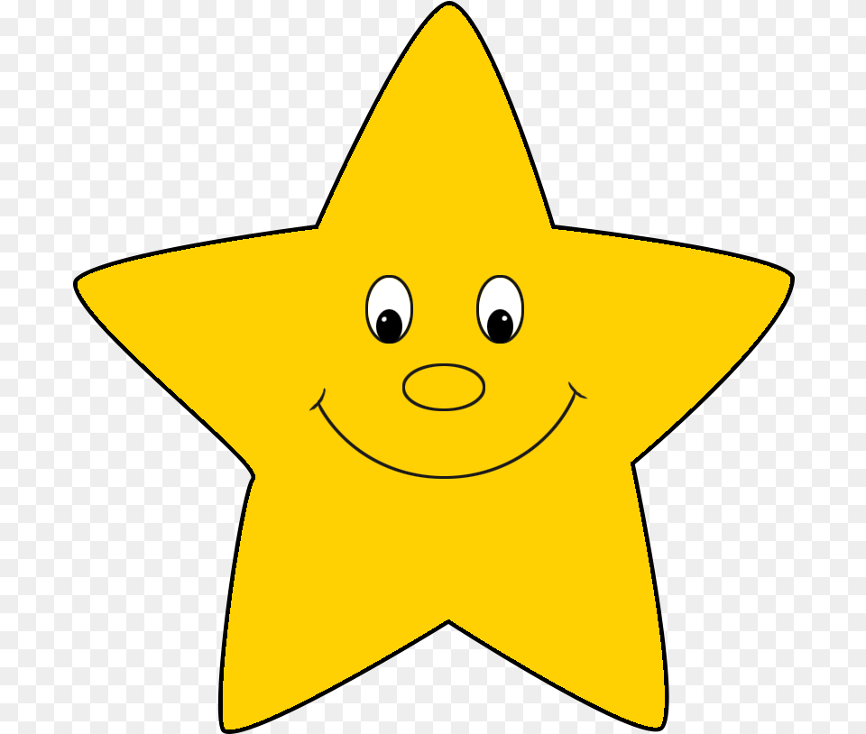 Yellow Cartoon Star Drawing Stars Drawing, Star Symbol, Symbol, Animal, Fish Free Png