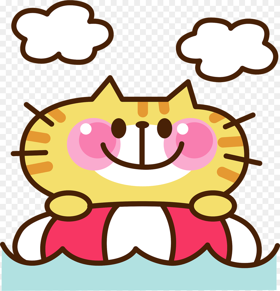 Yellow Cat Is Swimming Clipart, Dynamite, Weapon Png