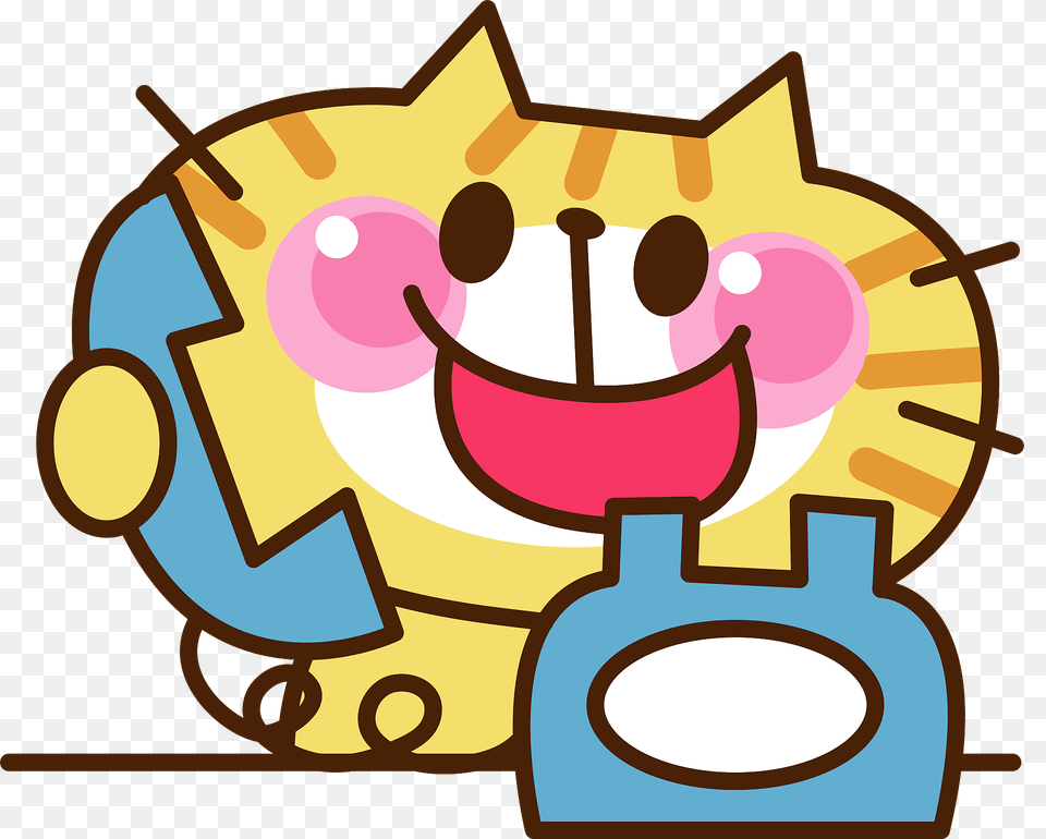 Yellow Cat Is Using The Telephone Clipart, Indoors, Bathroom, Room, Toilet Png