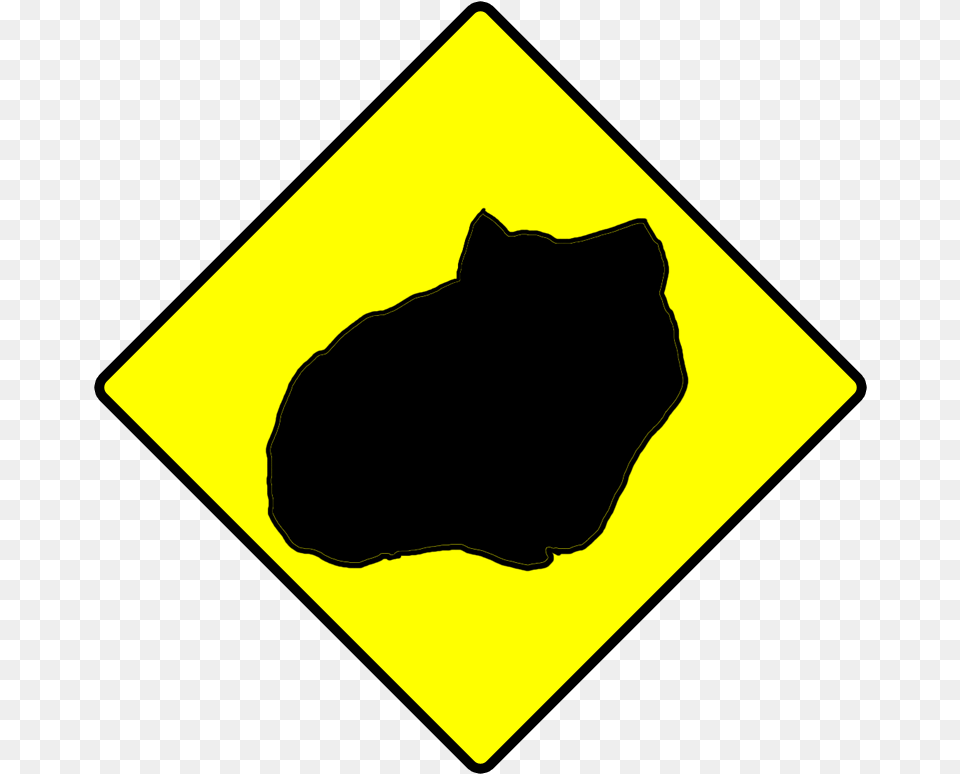 Yellow Caution Sign Clipart Pictures Photos Simbol Hazard Potassium Iodide, Symbol, Animal, Cat, Mammal Png