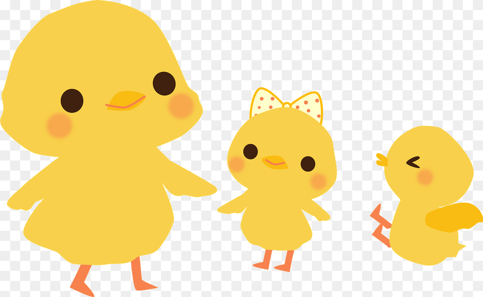 Yellow Chicks Clipart, Baby, Person, Animal, Bird Free Png