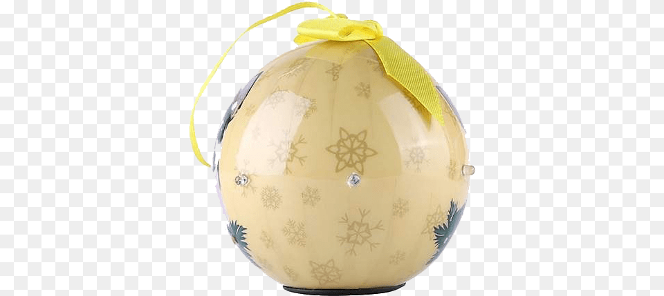 Yellow Christmas Ball Photos Mart Christmas Ornament, Birthday Cake, Cake, Cream, Dessert Free Png Download