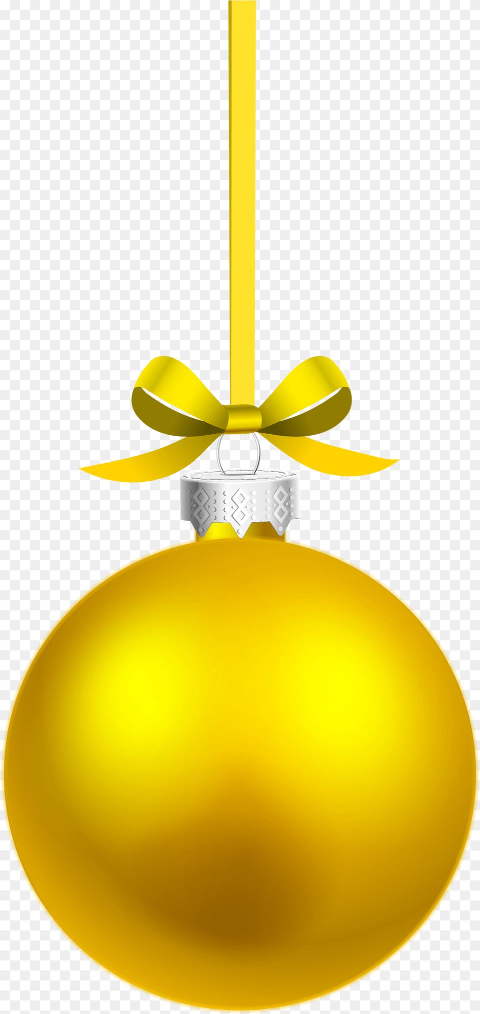 Yellow Christmas Ornaments Vector Icons Yellow Christmas Ball, Lighting, Gold Free Png