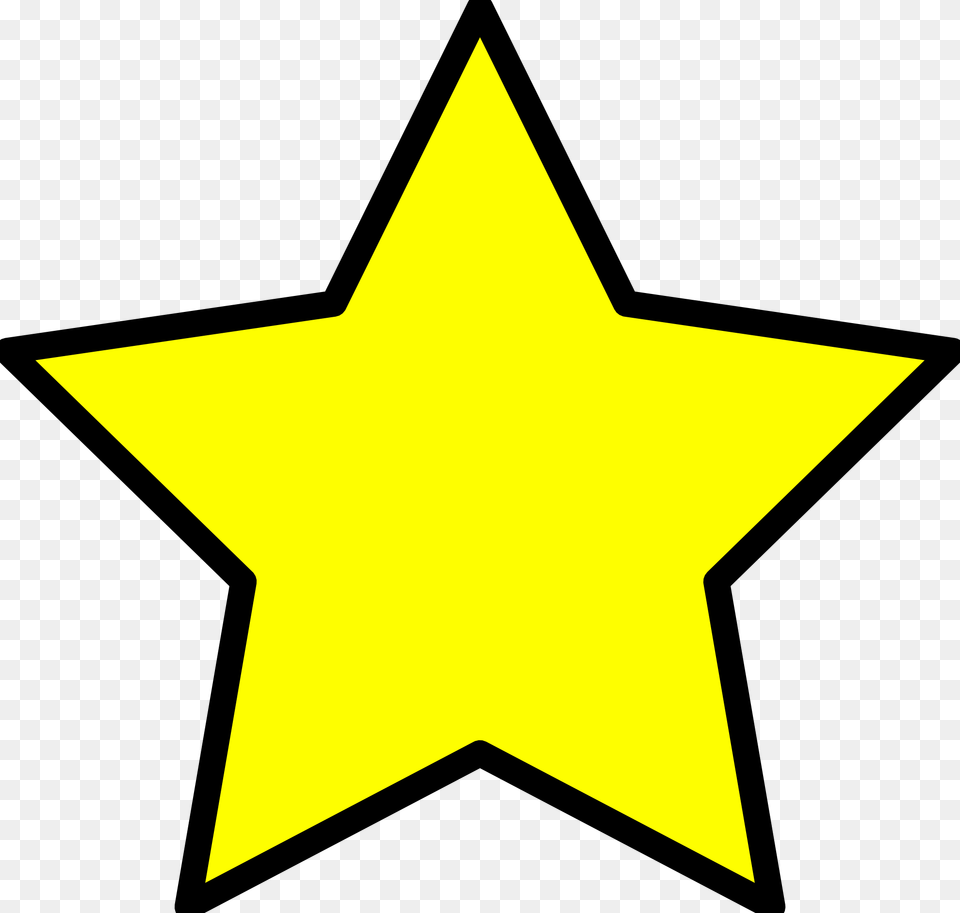 Yellow Christmas Star, Star Symbol, Symbol, Blackboard Free Png Download