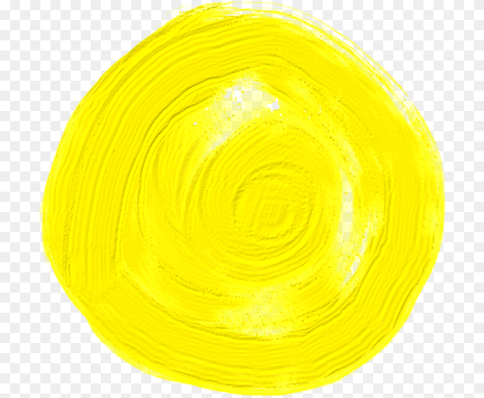 Yellow Circle Dot Dots Watercolor Texture Background Brush Frame Yellow, Home Decor Free Png Download