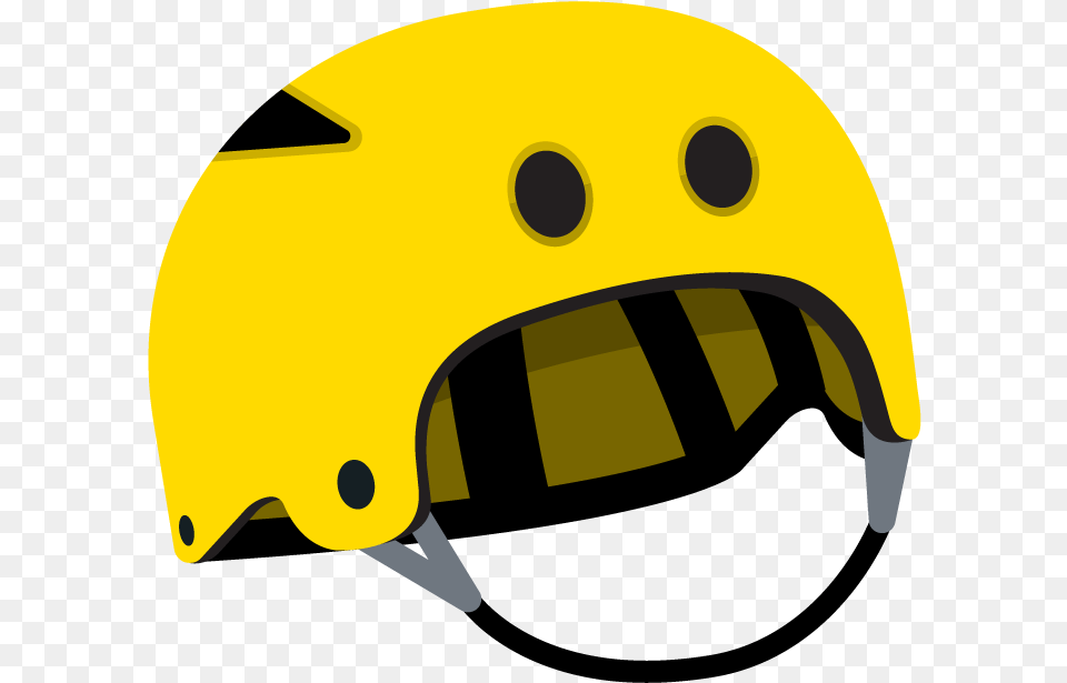 Yellow Climbing Helmet Happy, Crash Helmet Free Png