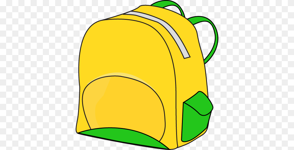 Yellow Clip Art, Backpack, Bag, Clothing, Hardhat Free Png Download