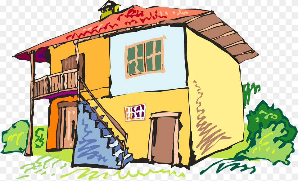 Yellow Clipart, Architecture, Shack, Rural, Outdoors Free Png