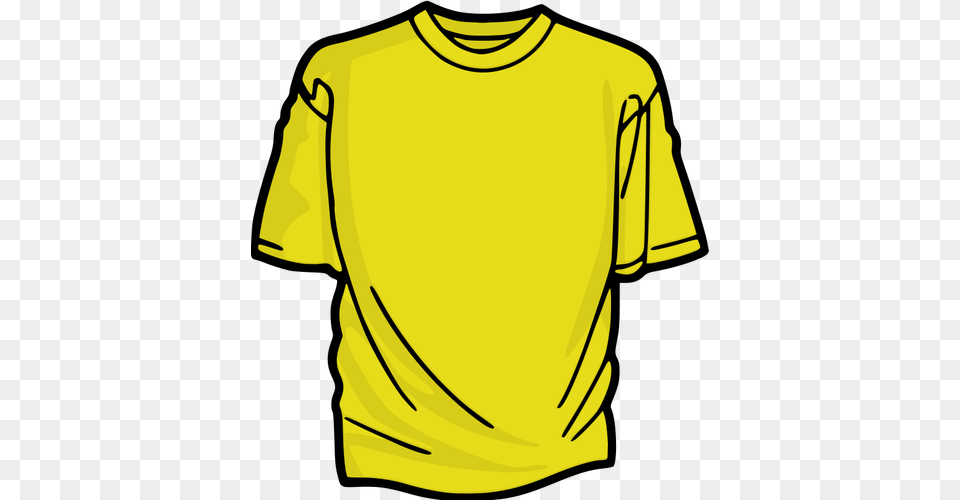 Yellow Clipart, Clothing, T-shirt, Shirt Free Png