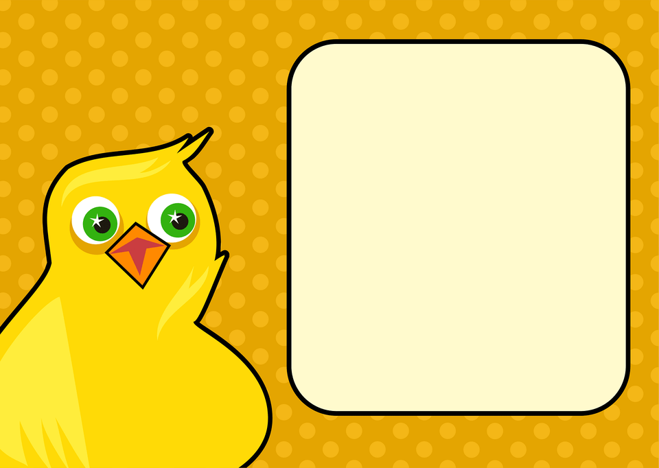 Yellow Clipart, Animal, Beak, Bird Png Image