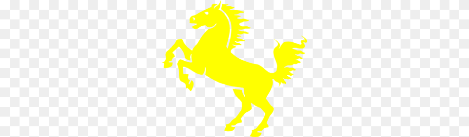 Yellow Clipart Mustang, Silhouette, Baby, Person, Animal Free Transparent Png