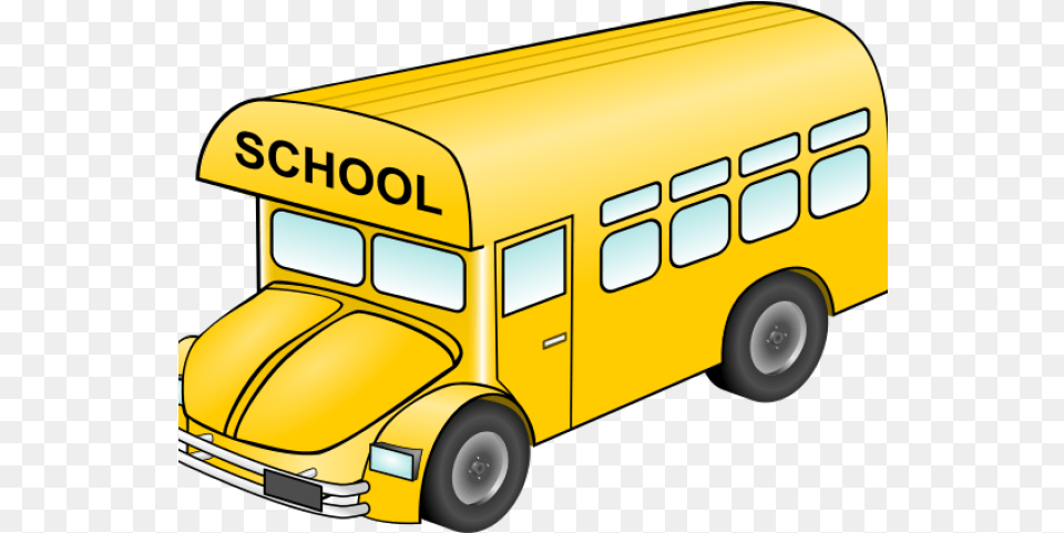 Yellow Clipart Schoolbus Animated Images Of Bus, School Bus, Transportation, Vehicle, Machine Png