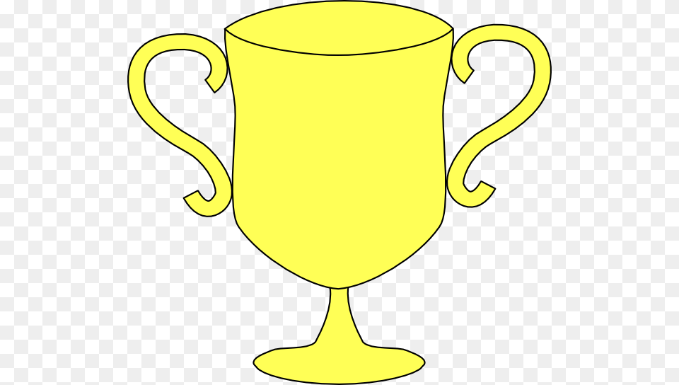 Yellow Clipart Trophy, Glass Free Png