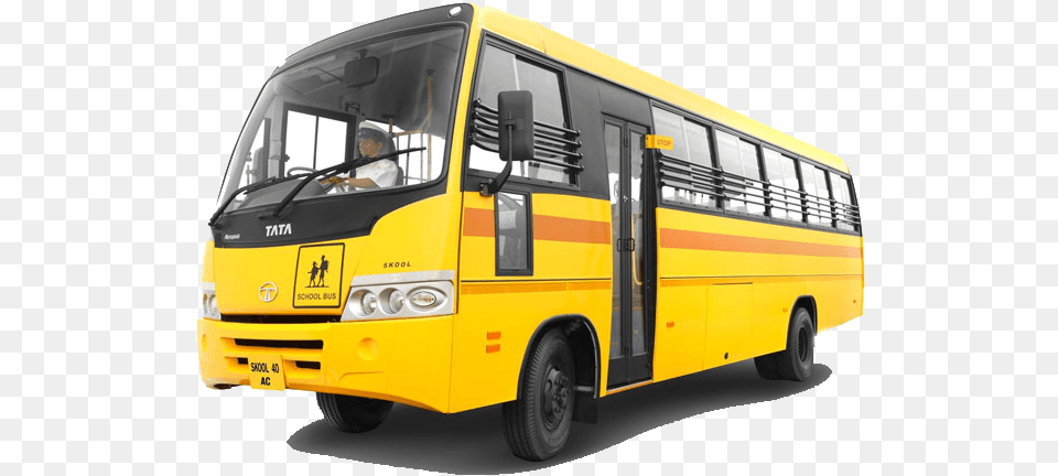 Yellow Color School Bus, Transportation, Vehicle, Adult, Male Free Png Download
