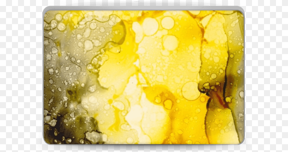 Yellow Color Splash Skin Laptop Yellow, Droplet, Flower, Petal, Plant Free Transparent Png