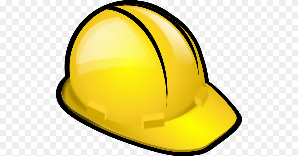 Yellow Construction Hardhat Clip Art, Clothing, Helmet Free Transparent Png