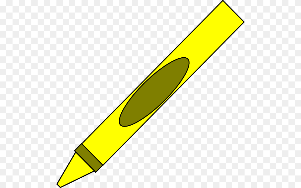 Yellow Crayon Clipart Png Image
