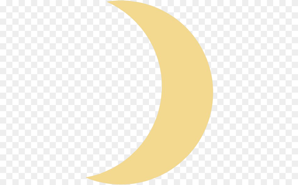 Yellow Crescent Moon Moon, Astronomy, Nature, Night, Outdoors Png