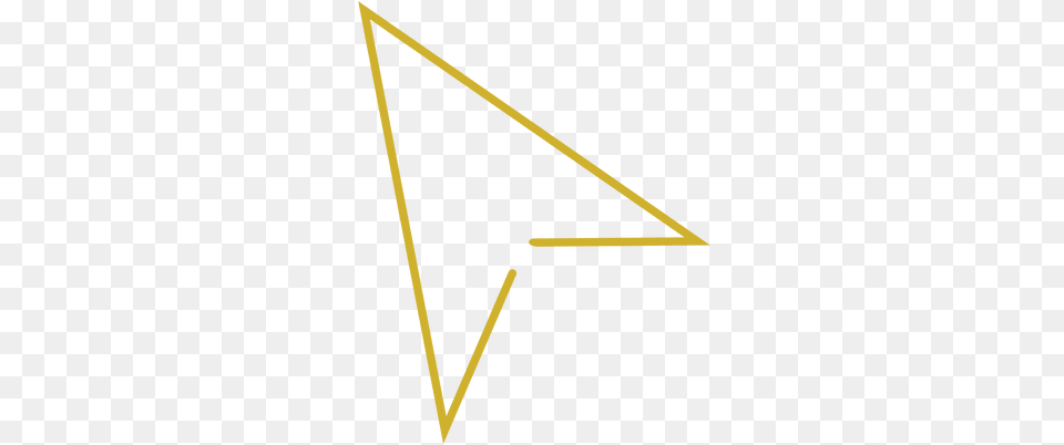 Yellow Cursor Line Iconsvg U0026 Svg Vector File Linhas Amarelo, Triangle Png