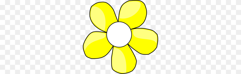 Yellow Daisy Clipart, Flower, Petal, Plant, Anemone Png Image