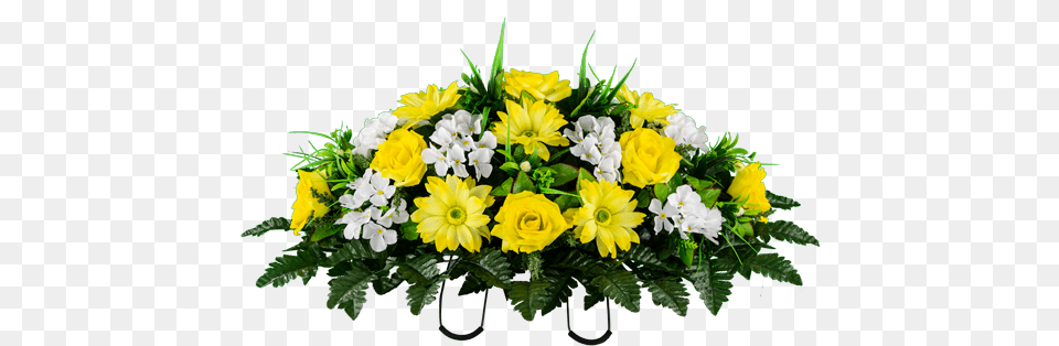 Yellow Daisy With White Hydrangea Sd2452 Bouquet, Flower, Flower Arrangement, Flower Bouquet, Plant Free Png Download