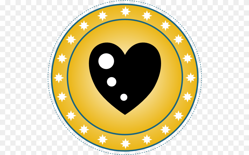 Yellow Decorative Heart 900px Large Size Clip Arts Desenho Amarela, Logo, Symbol, Disk Free Png Download