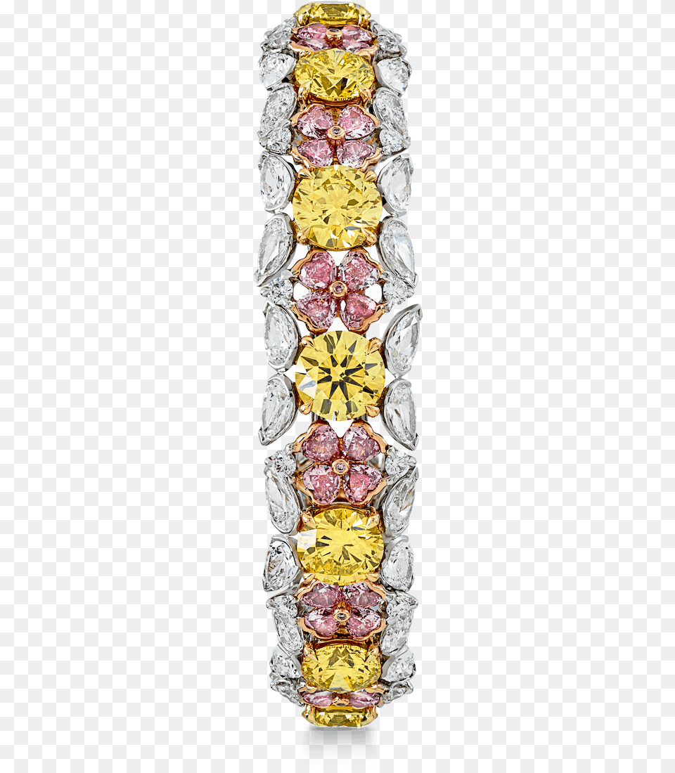 Yellow Diamond Bracelet 08 21 491 Copy Pink Diamond, Accessories, Jewelry, Gemstone, Aluminium Free Png