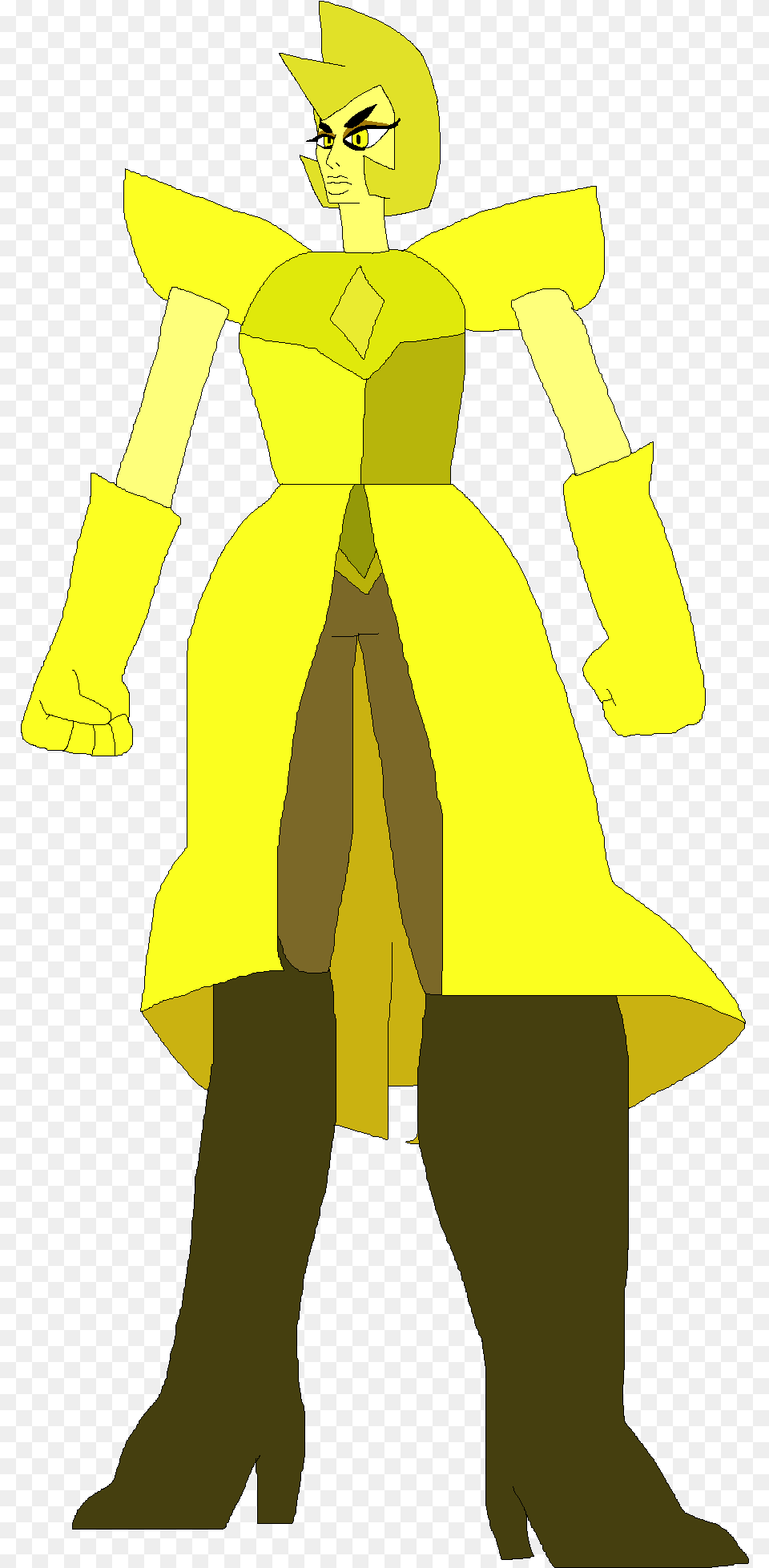 Yellow Diamond Ff1 Illustration, Clothing, Coat, Costume, Person Png