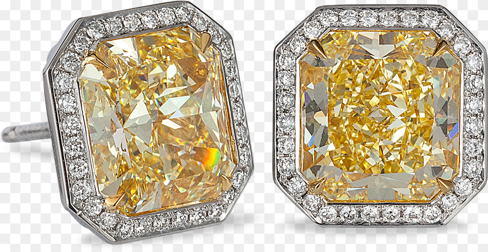 Yellow Diamond Stud Earrings Kays Yellow Diamond Earrings, Accessories, Gemstone, Jewelry, Earring Free Png Download