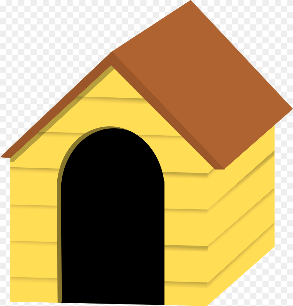 Yellow Dog House Clipart, Den, Dog House, Indoors, Kennel Free Png Download