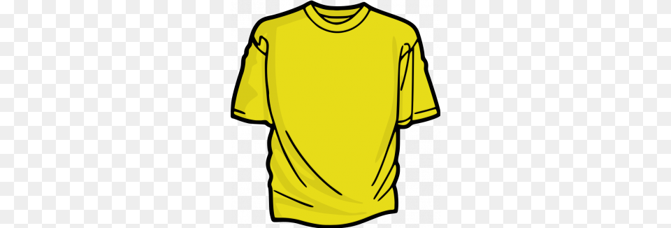 Yellow Dress Clipart T Shirt Shorts, Clothing, T-shirt Free Png