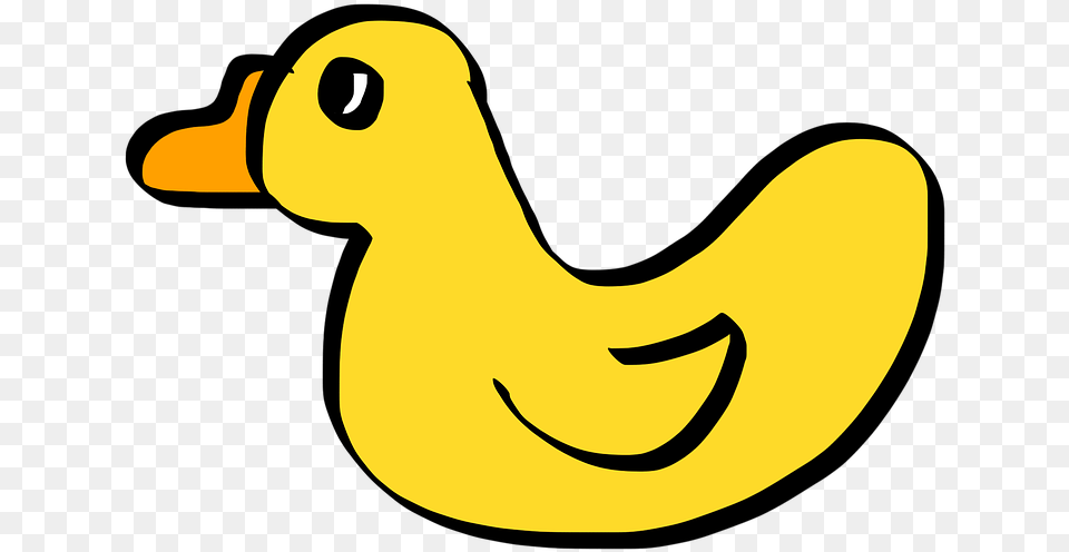 Yellow Duck Images Pato Em Desenho Animado, Animal, Beak, Bird, Produce Png Image