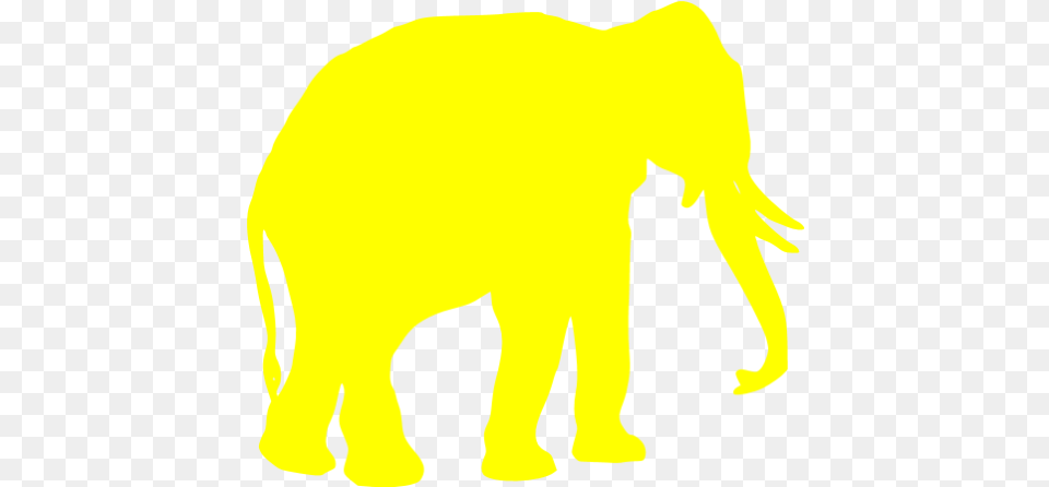 Yellow Elephant Icon Yellow Animal Icons Yellow Elephant, Mammal, Wildlife Free Png