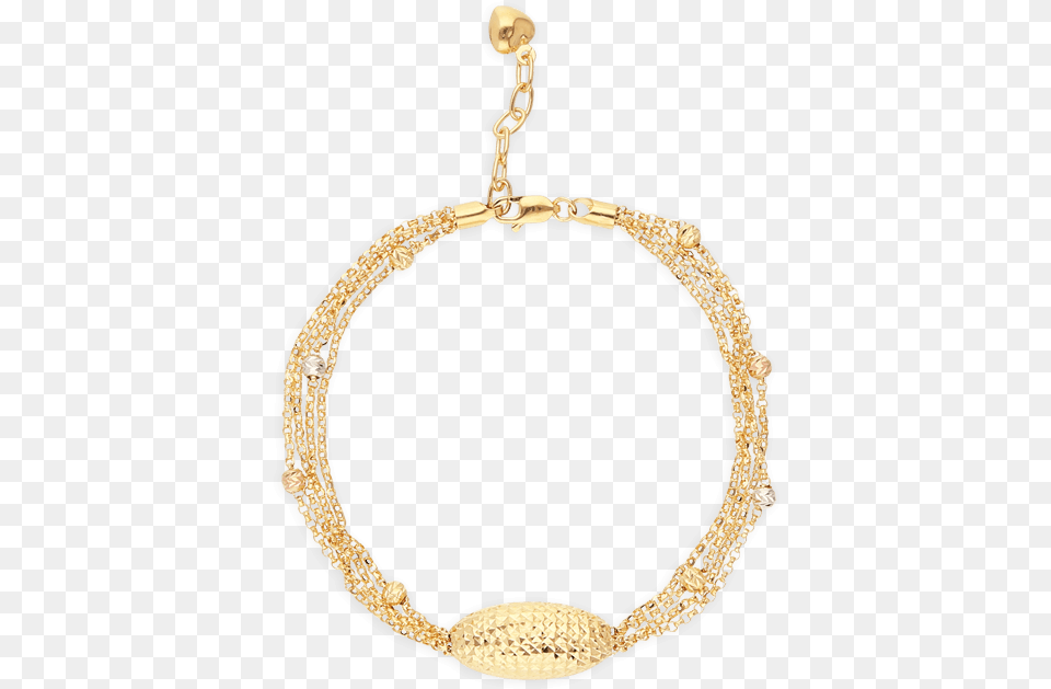Yellow Elongated Ball Bracelet Tricolor Gold Body Jewelry, Accessories, Necklace, Locket, Pendant Png