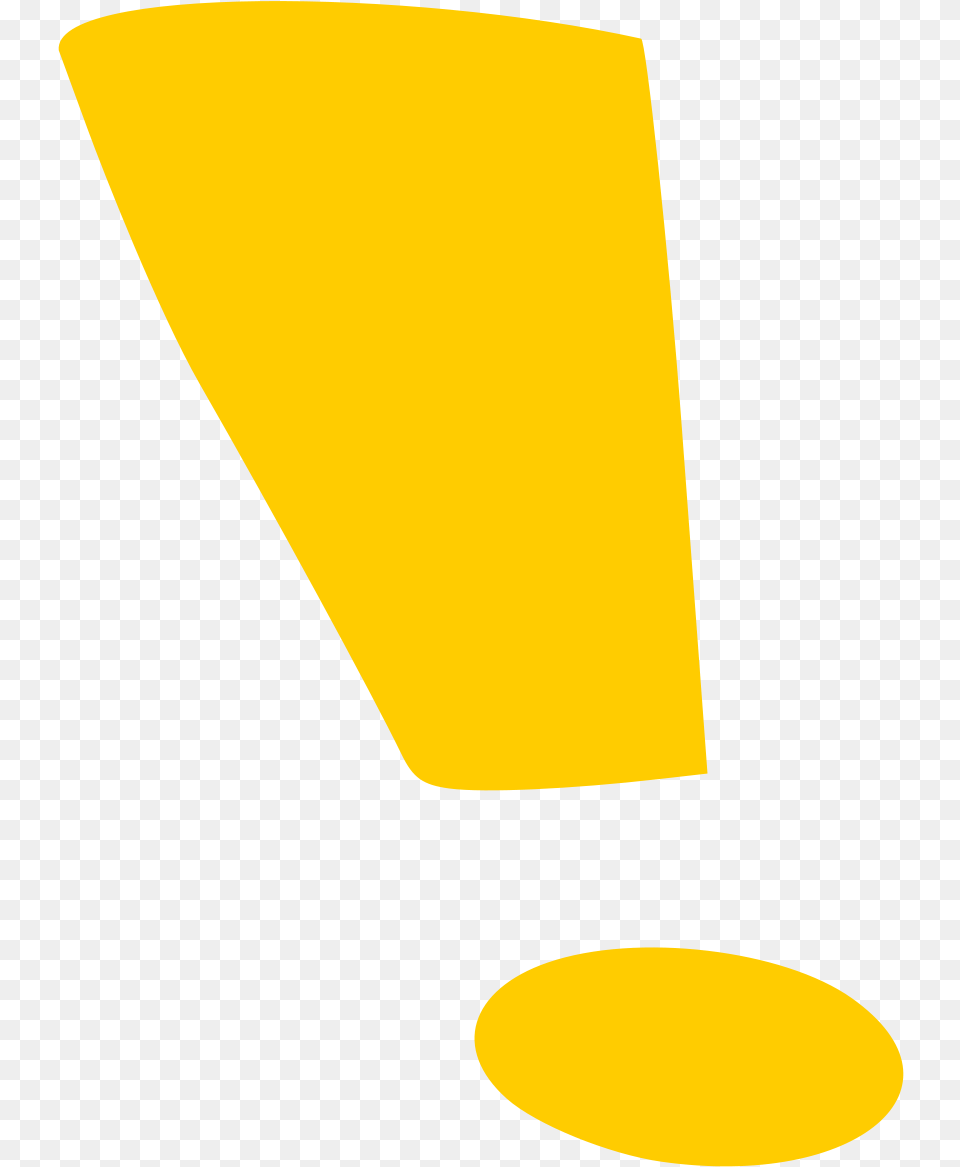 Yellow Exclamation Mark, Lighting, Lamp Free Png Download