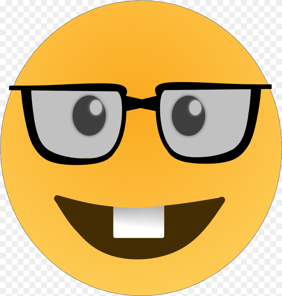Yellow Face Emoji Transparent, Accessories, Glasses, Photography, Sphere Free Png Download