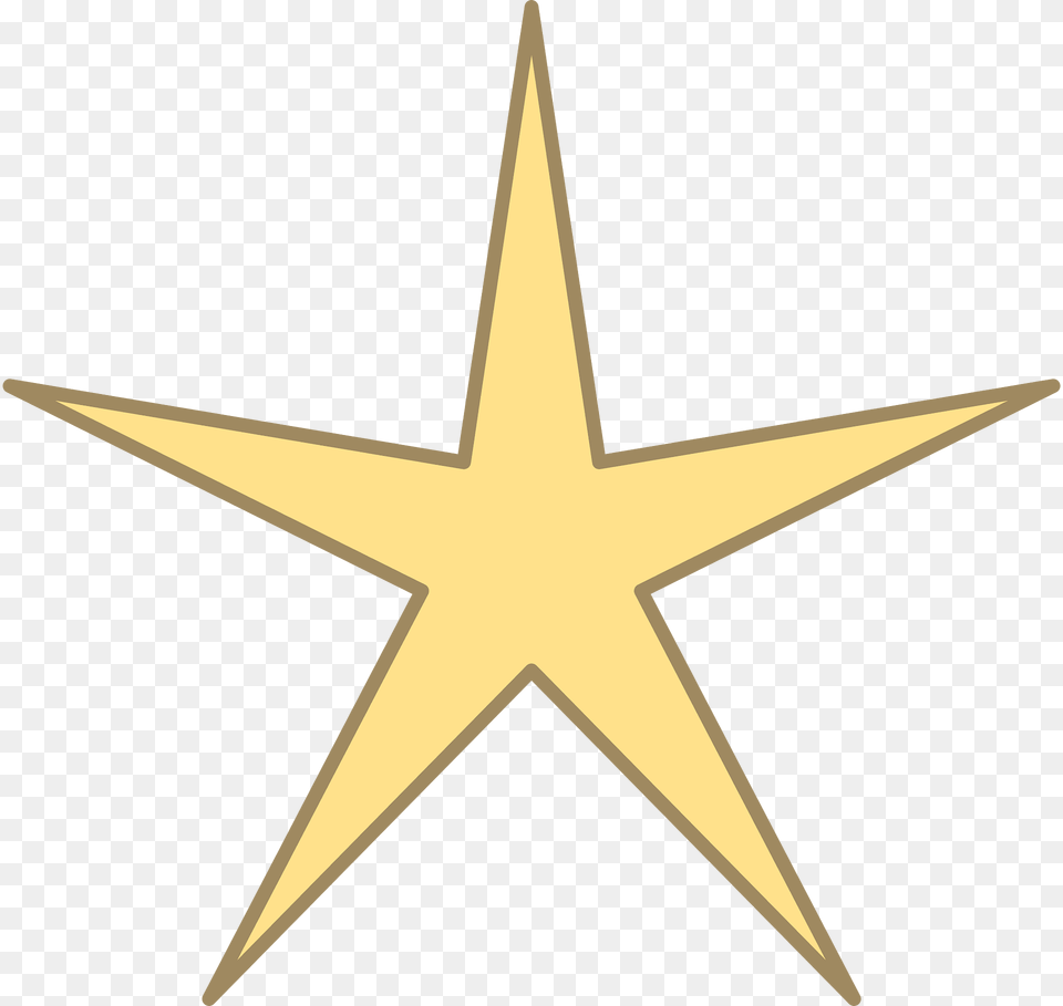Yellow Five Pointed Star Clipart, Star Symbol, Symbol Free Png Download