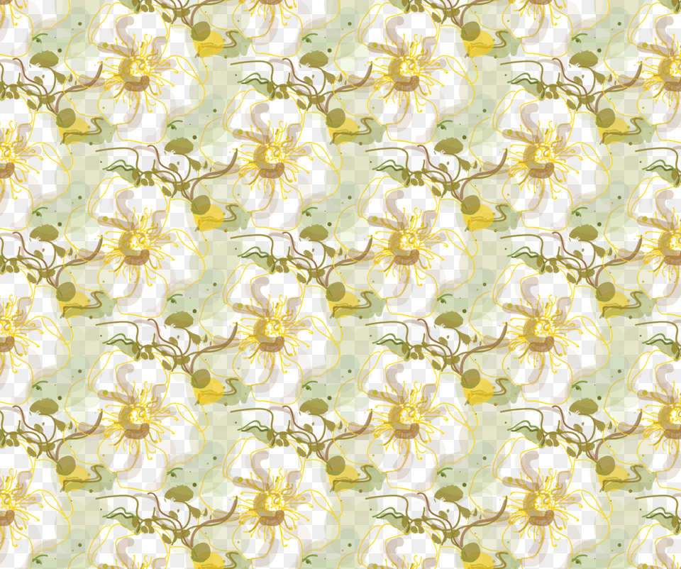 Yellow Flower Box Pattern For Website Common Zinnia, Art, Floral Design, Graphics, Plant Free Transparent Png