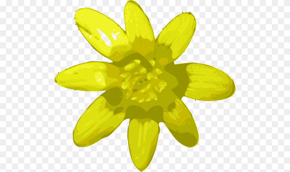 Yellow Flower Clip Art, Dahlia, Daisy, Petal, Plant Png