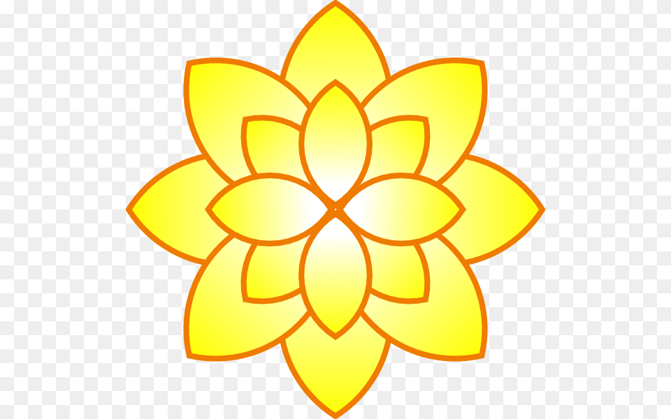 Yellow Flower Clipart Abstract Flower, Dahlia, Plant, Pattern, Ammunition Png