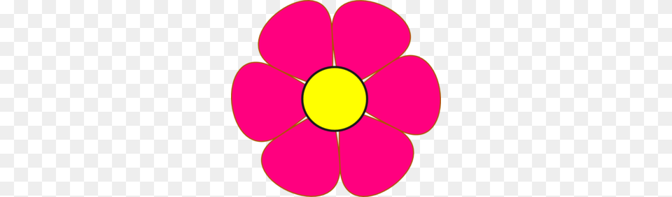 Yellow Flower Clipart Pink Flower, Anemone, Daisy, Petal, Plant Free Png