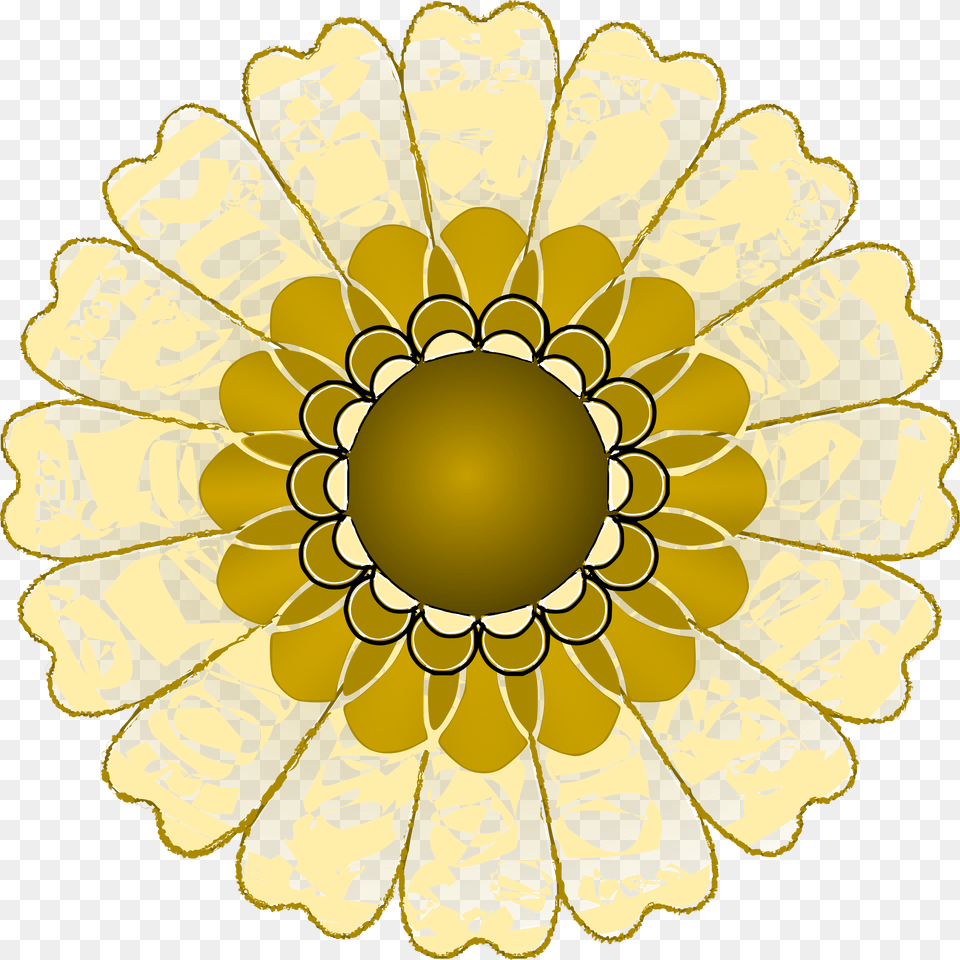 Yellow Flower Clipart Single Flower, Daisy, Plant, Gold, Petal Free Png