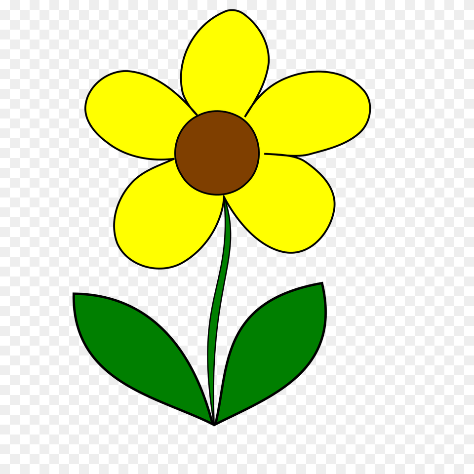 Yellow Flower Clipart Yellow Flower Clip Art, Anemone, Petal, Plant, Daisy Free Transparent Png