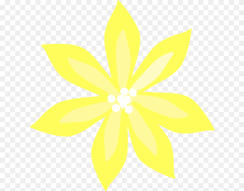 Yellow Flower Computer Icons Tiger Lily Illustration, Plant, Petal, Leaf, Daffodil Free Png Download
